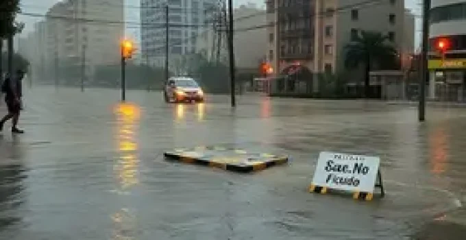 temporal em São Paulo