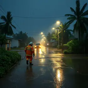 chuva forte em Jundiaí
