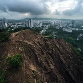 risco de deslizamento em SP