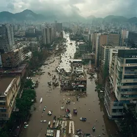 enchentes em São Paulo