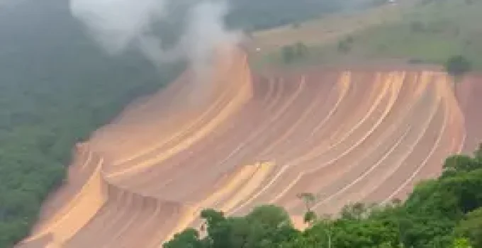 risco de deslizamentos