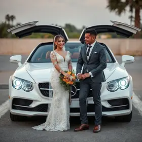 casal executado em carro de luxo