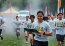Corrida, celebração e tecnologia