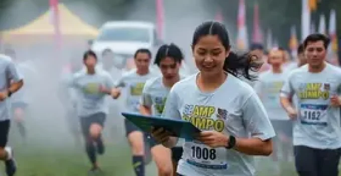 Corrida, celebração e tecnologia