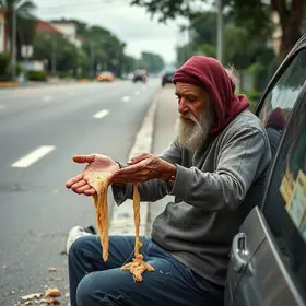 homem em situação de rua