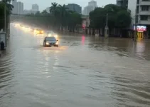 inundações em Campo Limpo