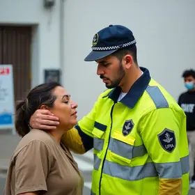 paciente agredida em UPA