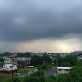 tempestade e granizo